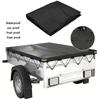 214x122cm Travel Camping Canopy Waterproof Heavy Duty Trailer Cover Oxford Travel Trailer RV Cover Trailer Flat Tarpaulin Cover