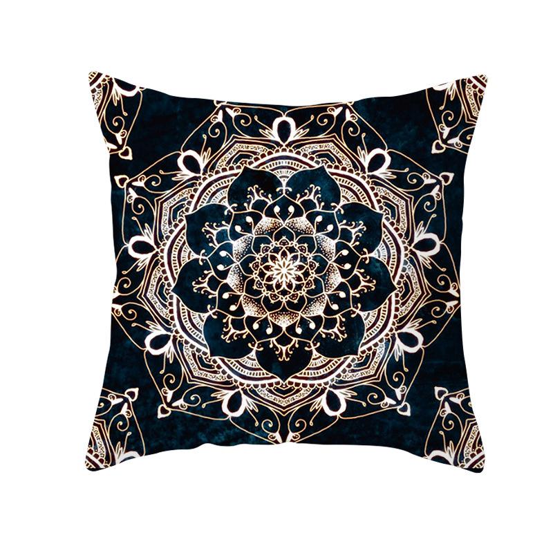 Geometric Mancha Lo Printed Polyester Pillowcase 45x45cm Bohemian Hippie Sofa cushion cover Bedroom Home Decor Pillowcase