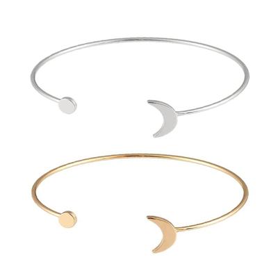 Metal Arm Cuff Upper Arm Bracelet Band for Women Gold Silver Adjustable Arm Cuff