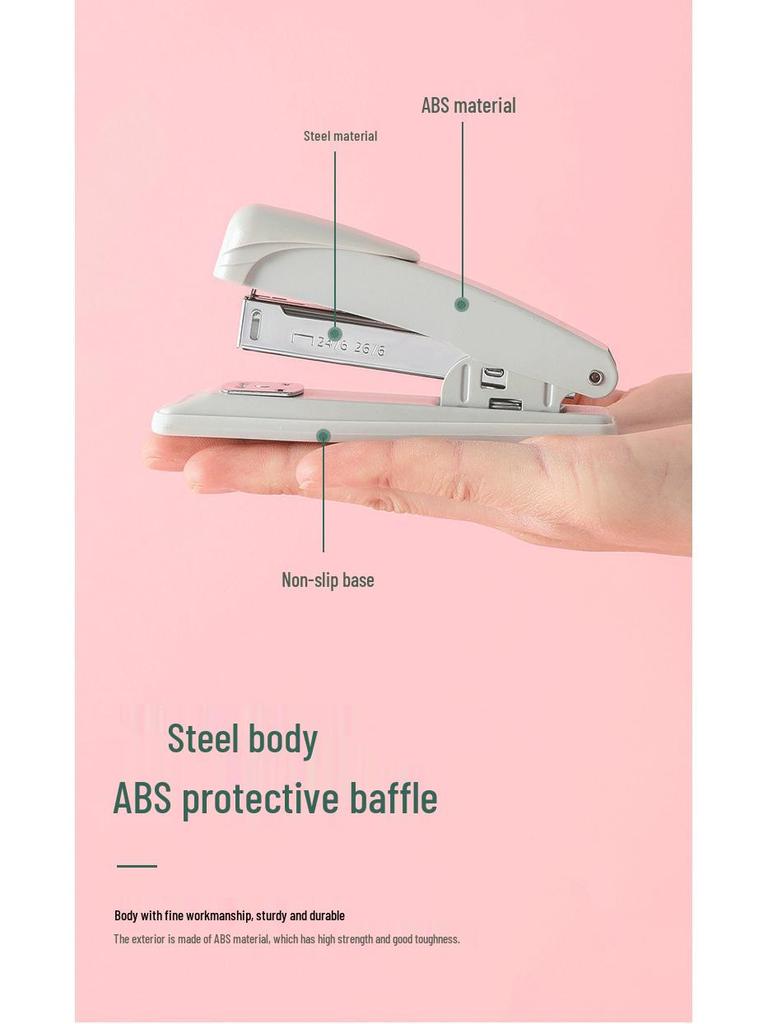 Brand Stapler Student Special High-Durability Effort-Saving 12# Thickened Stapler for Office Use