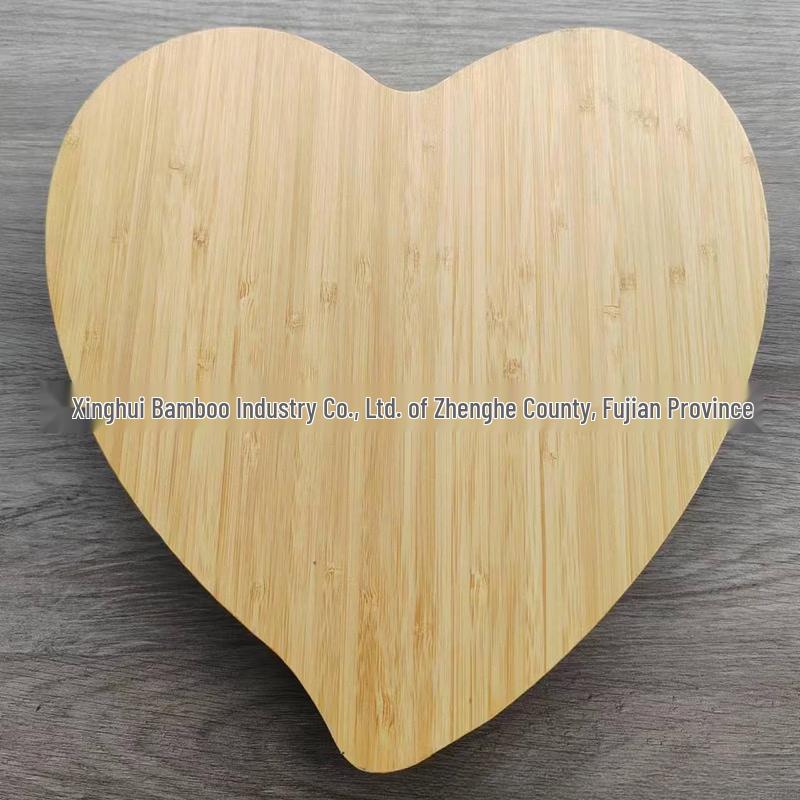 SMVP Bamboo Heart-shaped Serving Tray