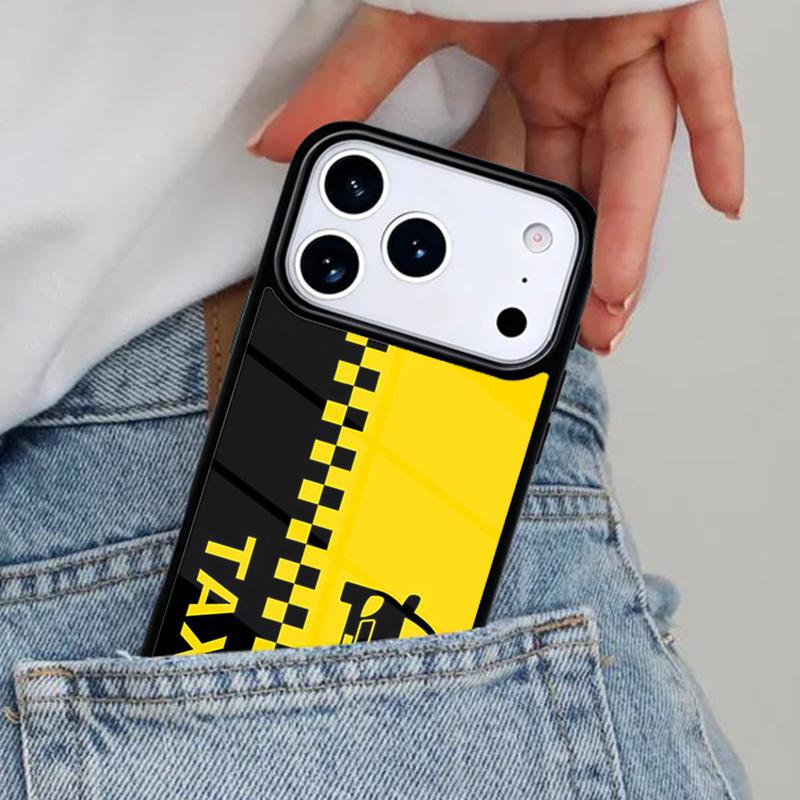 NYC Yellow Taxi Cabs Phone Case for iPhone 17ProMax 12 13 14 15 16e 17 Pro Max Plus Air Cover