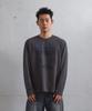 AMOU Wave Man Long Sleeve Charcoal