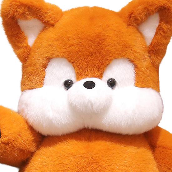 Stuffed Animal Plush Toy, Soft Running Calf Fox Cat Dog Doll for Kids, Cuddle Hugging Plushie for Boys Girls, Portable Travel Companion Gift
