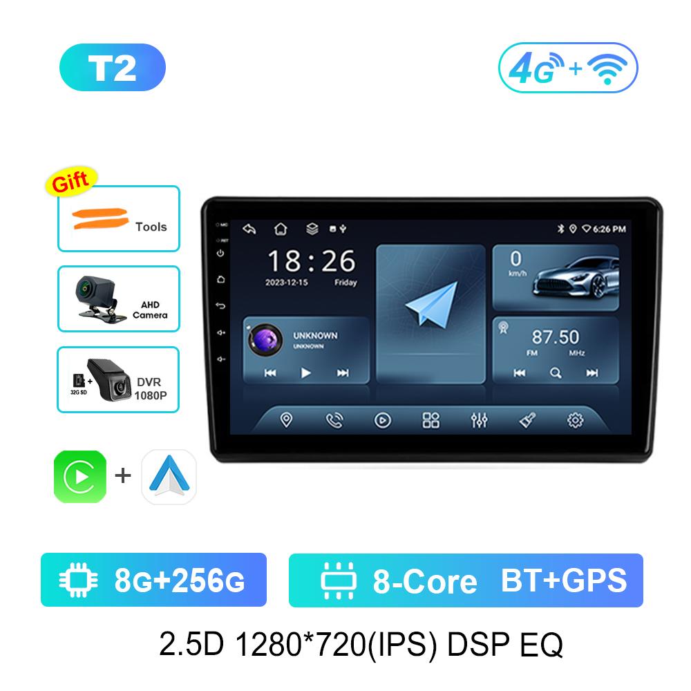 Car Video Multimedia Player Bluetooth Carplay for Hyundai Elantra 3 2003 - 2010 WiFi Android OS GPS Navi 2.5D Screen Auto Tools