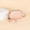 New diamond satchel women's shoulder bag large capacity double zipper design embroidery camera bag ladies bag