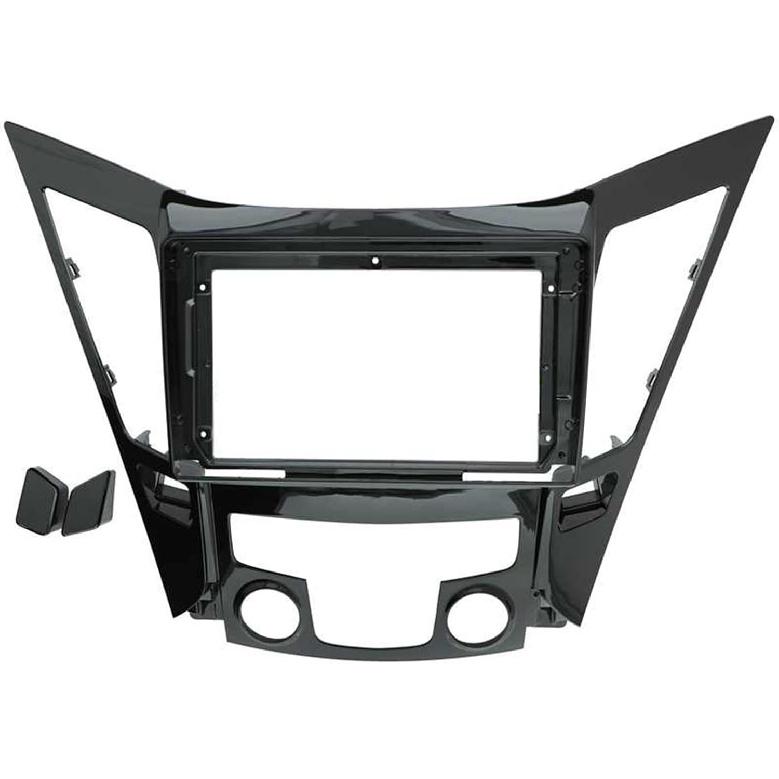 

Car Radio Fascia Panel 9 INCH Car Audio Frame GPS Navigation Fascia Panel Car DVD Plastic Frame Fascia is Suitable/Fit for Hyundai Sonata 2011-2014 чёрный