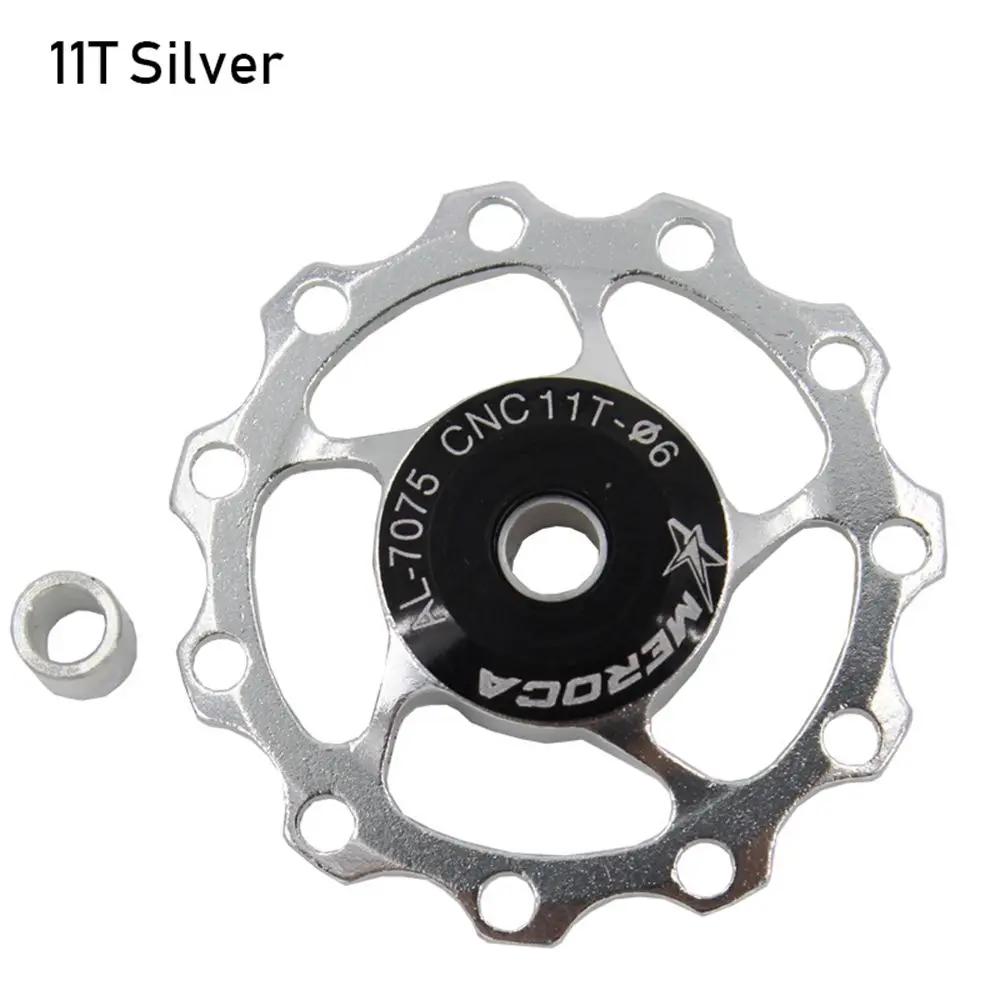 For MTB Bike 11T 13T Aluminum Jockey Wheel Mountain Road Bike Bicycle Rear Derailleur Guide Pulley Steel Bearing
