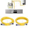 Fuel Gas Hose 304 Stainless Steel Liquefied Gas Line Pipe with Fittings for Home Kitchen