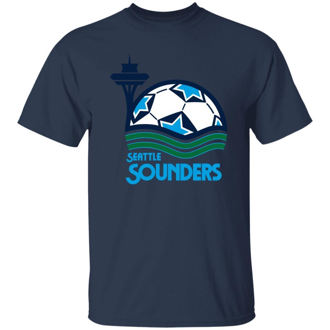 Seattle Sounders T-shirt Classic NASL Soccer 4XL