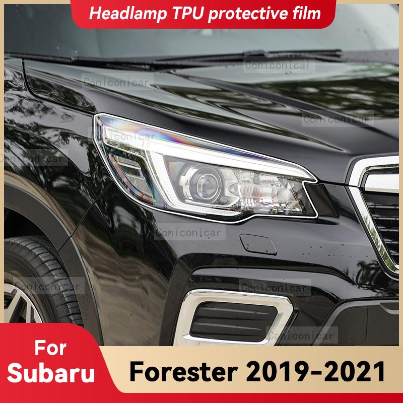 Für SUBARU Forester 2019-2021 Auto Scheinwerfer Transparent TPU Schutzabdeckung Folie Frontlicht Tönung Farbwechsel Aufkleber