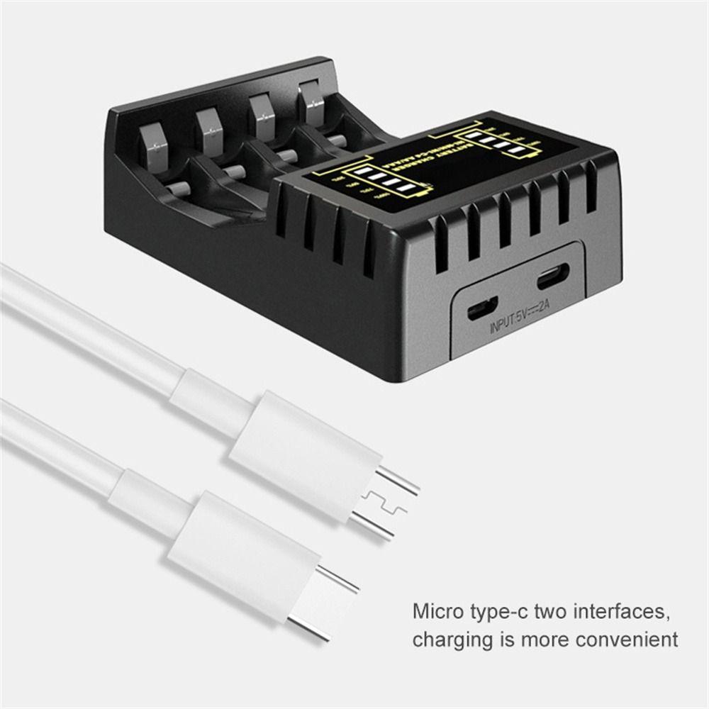USB Charger 4 Slot Battery USB Charger Battery Fast Charger Battery Charger AAA/AA Charger