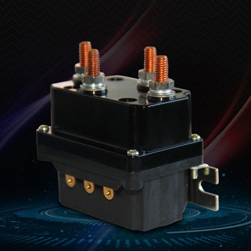 250A 12V Electric Winch Relays Solenoid Relays For Off Road Vehicles Copper Construction High Current Transmission