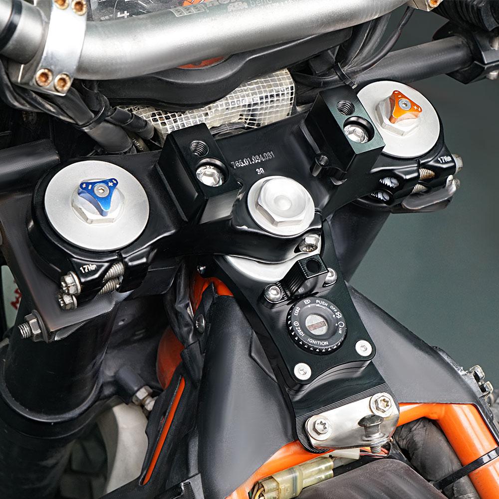 NICECNC For KTM 690 Enduro Enduro R 2012-2018 Motorcycle Steering Damper Mounting Kit Bracket