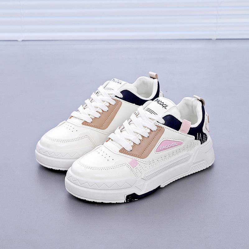 Spring new student versatile board shoes women's color matching classic casual shoes flat-bottomed sports shoes