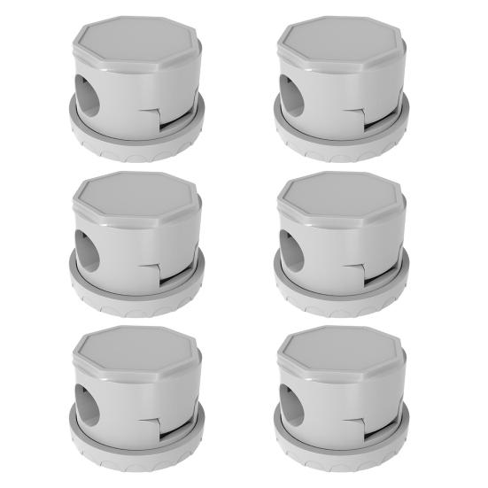 Magnetic Cable Organizer 360-degree Rotating Cable Holder Self-Adhesive Cable Management Clip for Desk Home Office Car