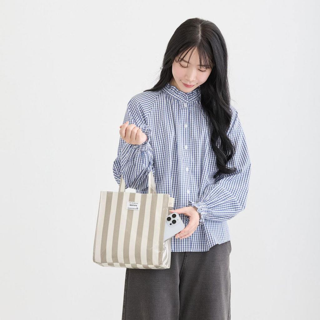 Mini-Tragetasche für Mittagessen oder Laminated EU Quadrat 3534 Damen-Tasche, Tasche, Nebentasche, Freistehend, Außen, Laminat, 3526, 3530,