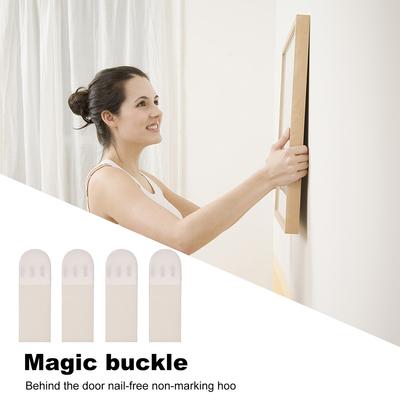 12 Pairs Photo Frame Stickers Heavy Duty Double Side Hook Loop Mounting Tape Removable Wall Fastener for Home Decor Indoor Use