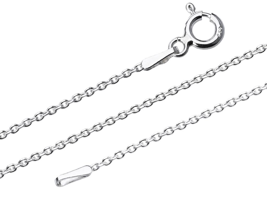 Short Silver Women's Necklace Key With Zirconia Key Choker Silver 35