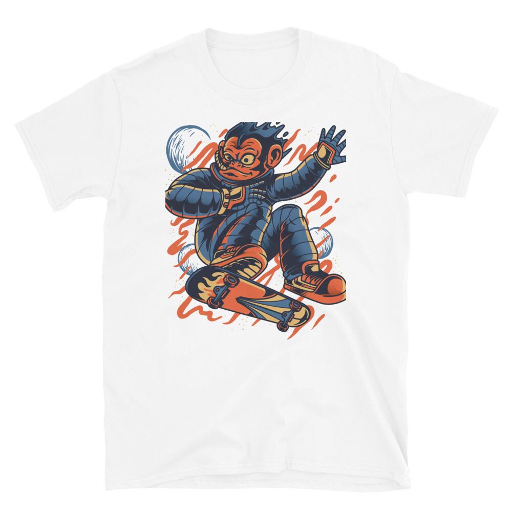 Skater Monkey Anime Fantasy T-Shirt S