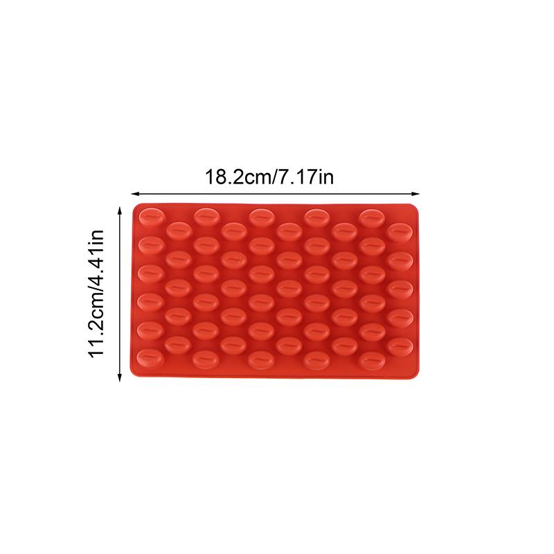 1pcs 55 Cavities Coffee Bean Silicone Candle Mold DIY Soap Resin Making Mould Chocolate Ice Jelly Baking Tool Cake Decor Gifts