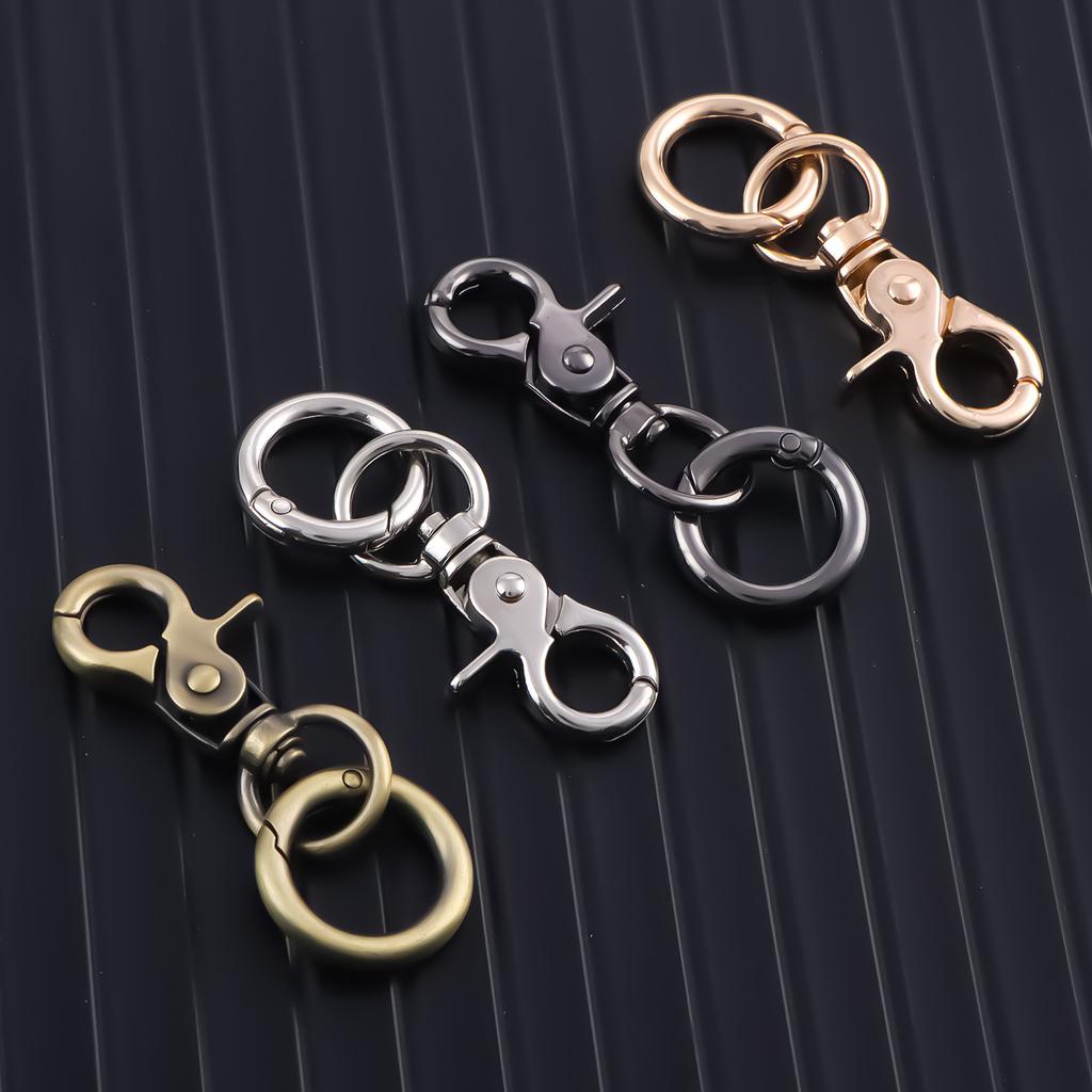 2pcs Metal Buckle Keychain Hook Car Keychain Accessories KeyChain Ring Outdoor Keychain Accessories
