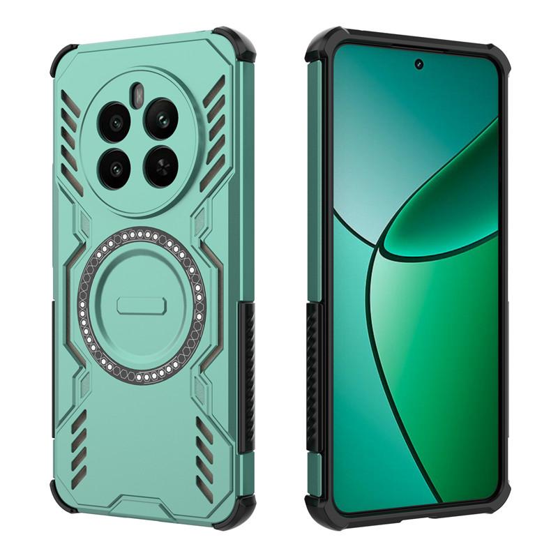 For Realme 12 Plus Case Realme 13 4G Cover Heat Dissipation Magnetic Wireless Charging Phone Cases Realme P1 Narzo 70 Pro Funda