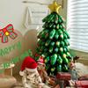3D Großer Weihnachtsbaum Ballons Zusammenbau Xmas Baum Aluminiumfolie Ballon für Neujahrsparty Hausdekoration Foto Requisiten Dekorationen