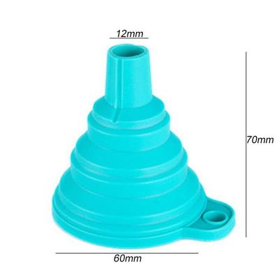 Küchen Trichter Set 3-teilig, Küchen Kleingeräte Zubehör, faltbarer Silikon Trichter, lebensmittelecht zum Befüllen von Wasserflaschen a