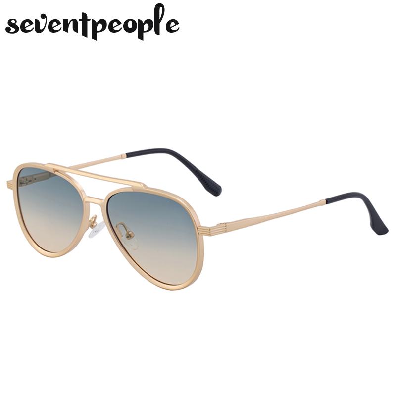 Vintage Oval Punk Pilot Sunglasses Women  Luxury Brand Classic Steampunk Metal Frame Sun Glasses For Ladies UV400 Eyewear