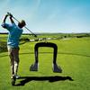3Pcs Golf Practice Putting Gates Training Tool Golf Putting Trainer Gates with Bases Detachable Gate for Home or Office