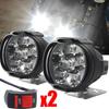 Motorrad Scheinwerfer Spotlights Hohe Helligkeit Wasserdicht Roller Zusatzlampe Spotlights 6 LED Nebelscheinwerfer Arbeitsscheinwerfer mit Schalter