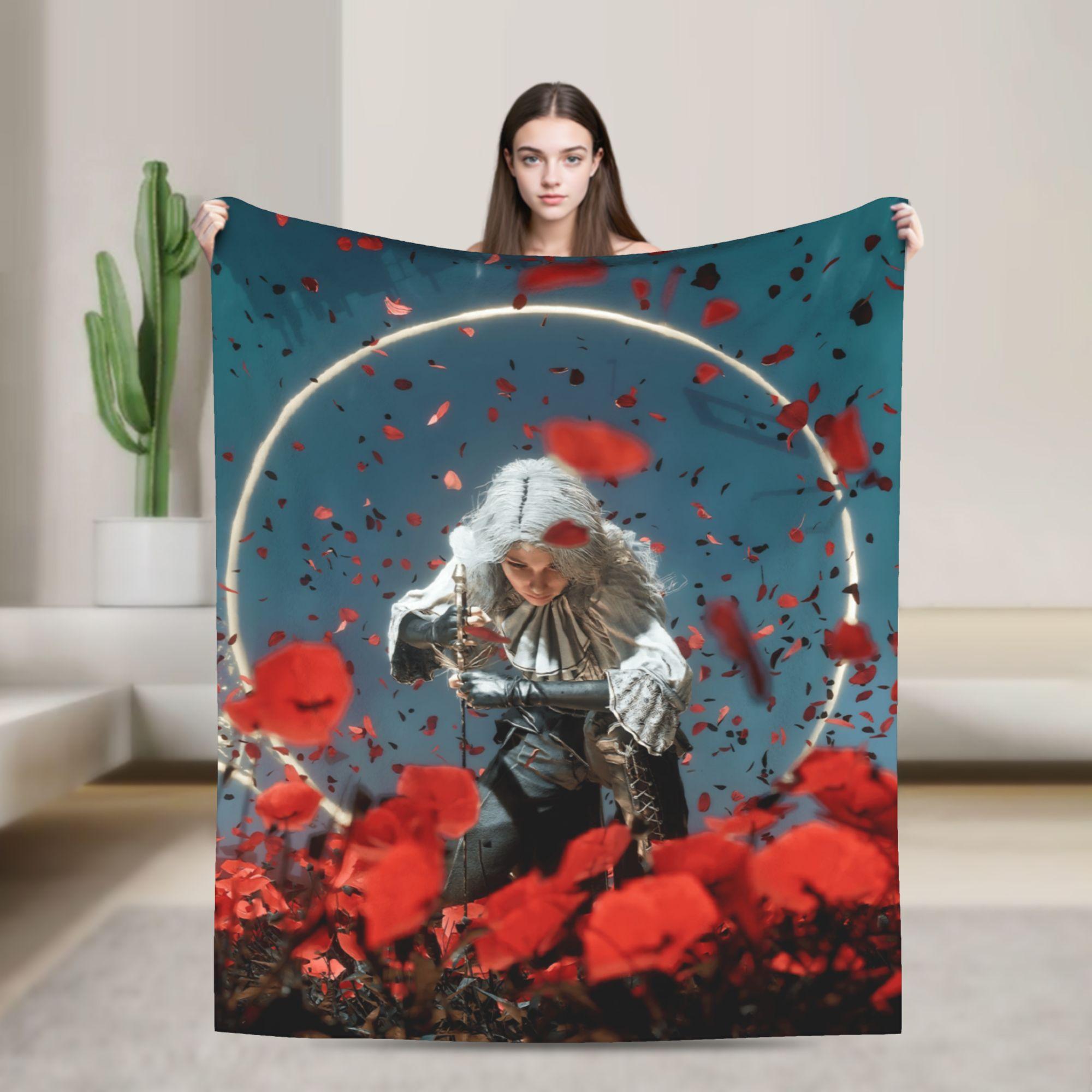 

Warm Soft Blankets Airplane Travel Clair Obscur Expedition 33 Game Bedding Throws Flannel Bedspread For Home Decor Sofa Bed 75cmx90cm