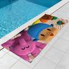 Cute P-P-pocoyo-o Cartoon Towel Beach Quick Dry Soft Pool Towels Gift for Travel Gym Shower Camping Sports