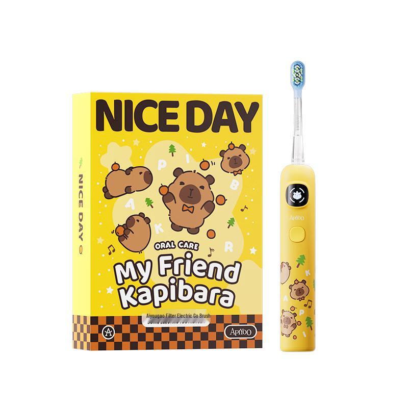 ApiYoo A9pro-F Capybara Kids Smart Sonic Electric Toothbrush