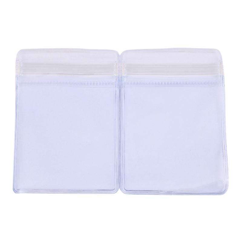 Good-150Pc 6X4cm Zipper Closure Bags Clear Poly Bag Reclosable Plastic Small Baggies