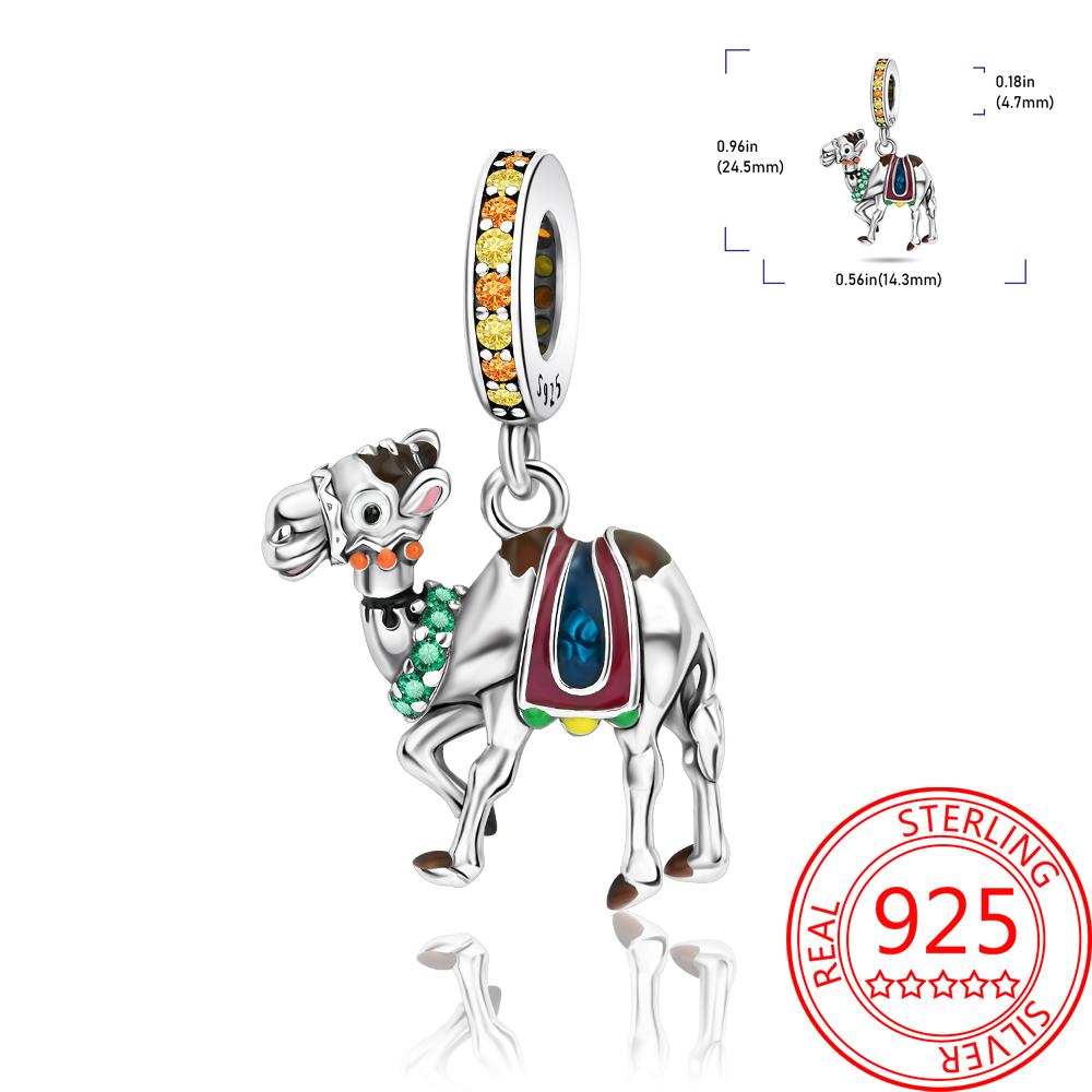 Colorful Copper Colorful Animals Parrot Rabbit Puppy Charm Pendant Fit Dly Bracelet Necklace Boutique Handmade Gift