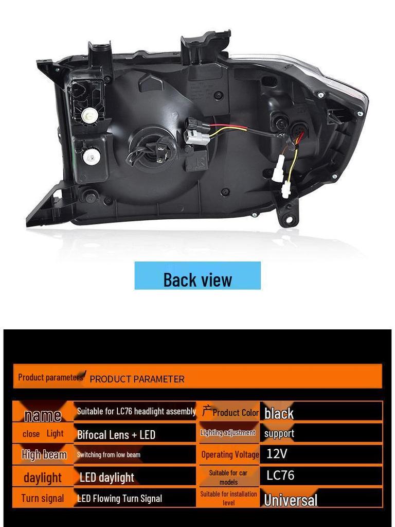 LED Headlight Assembly for Toyota Land Cruiser LC71, LC76, LC78, LC79