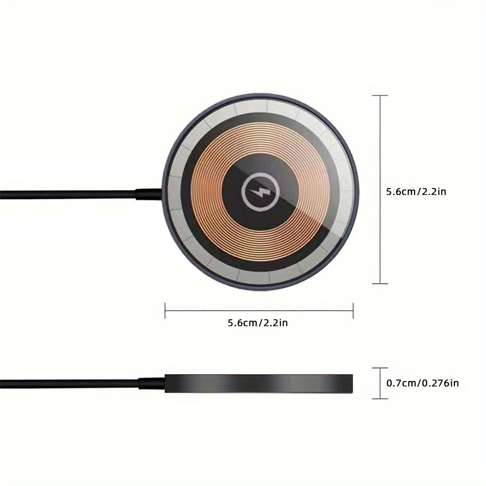 Qi2 15W Magnetisk Trådløs Lader for iPhone 12-16.