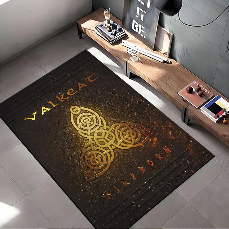 Valkeat Fireborn Celtic Design suitable as a non-slip mat for the living room or bedroom sofa