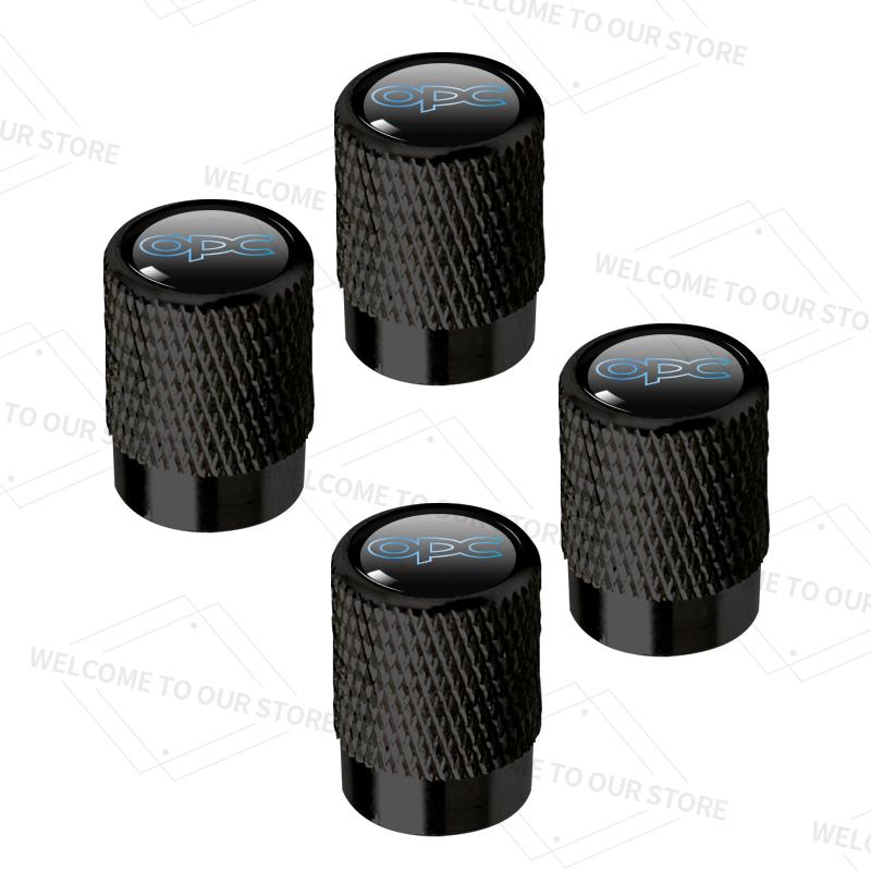 4pcs/1set For Opel OPC LINE Logo Mokka Antara Insignia VXR GSI GS GTC Car Valve Caps Wheel Tires Air Tyre Stem Protective Cover