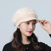 Autumn and Winter New Knitted Hat Middle-aged and Elderly Duck Tongue Hat Outdoor Warm Beret