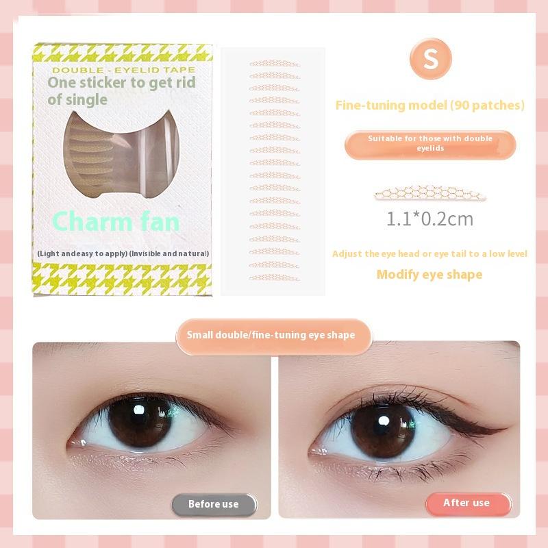 90 Stripes Lift Strips Makeup Tool Beauty Double Eyelid Tape Lace Mesh Eyelid Sticker Invisible Eye Stickers Self-Adhesive Fiber