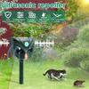 Solar Ultrasonic Animal Repeller IPX4 Ultra Sonic Rodent Repellent PIR Outdoor Pest Scare Dog Cat Raccoon Animal Dispeller New