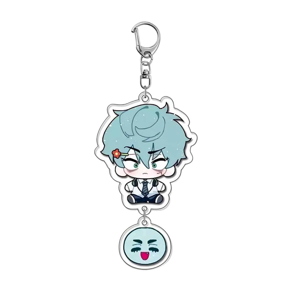 Anime Perifere Acryl Sleutelhanger Hanger, Schattige Student Anime Rugzak Hanger