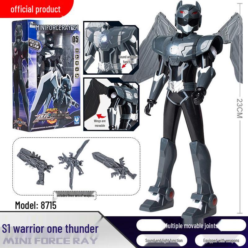 Мини Форс Вольт Люси Макс Звук и Свет Трансформирующаяся Экшн-фигурка Игрушка для Детей.