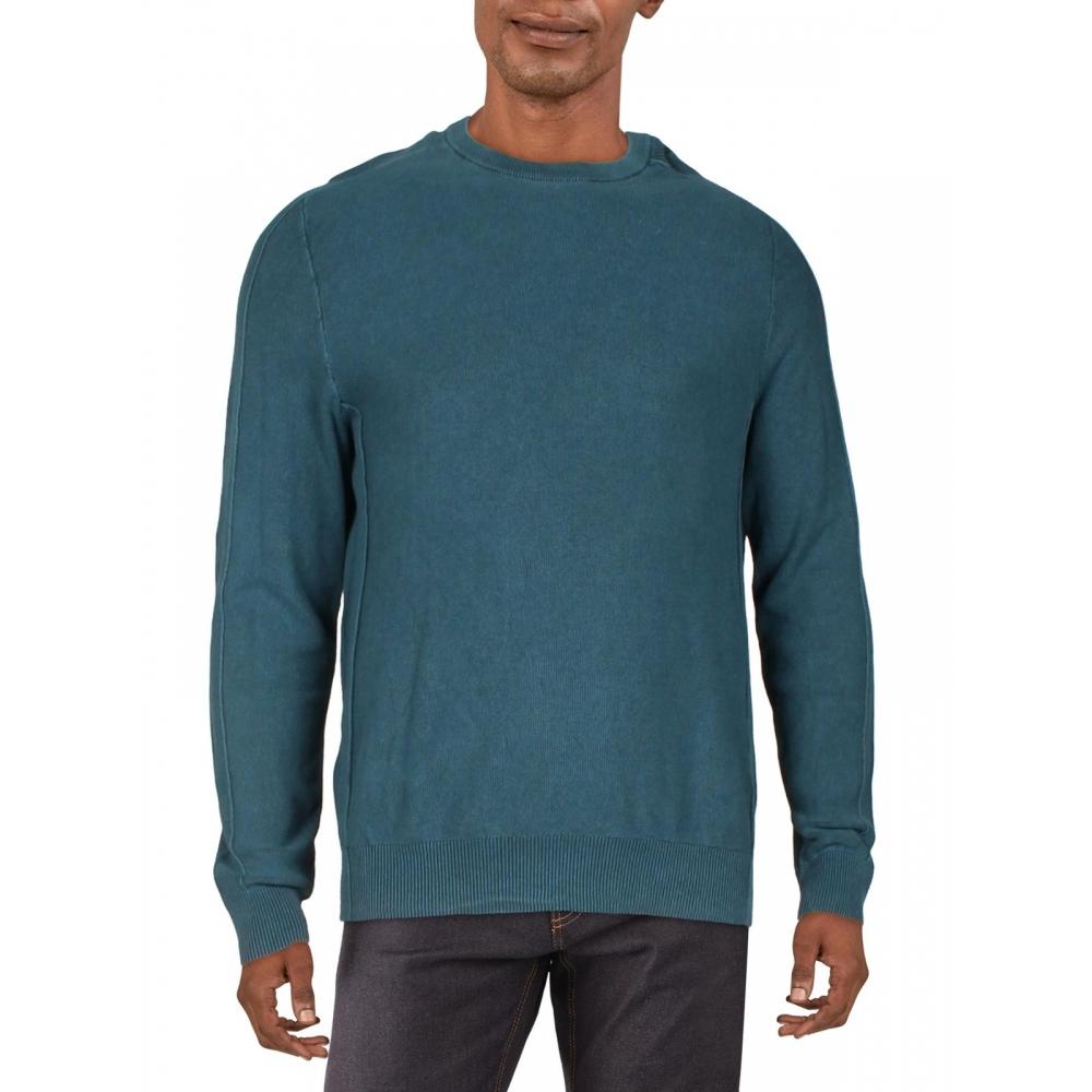 

Knit Long Sleeves Pullover Sweater River Blue Small