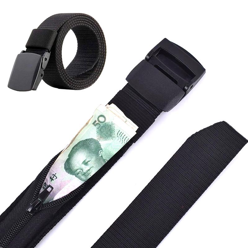 Cintura antifurto da viaggio in contanti Marsupio da donna Cintura portatile nascosta per denaro