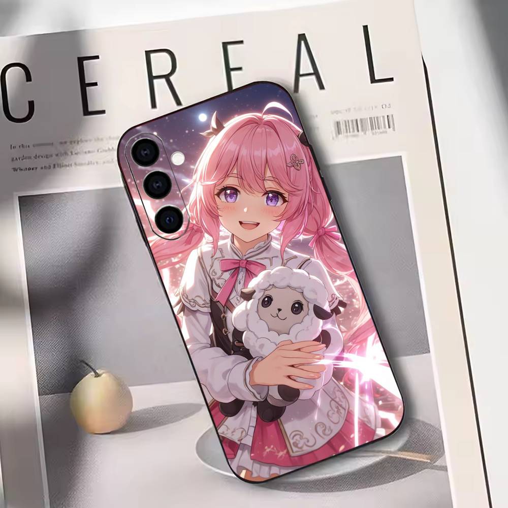

Wuthering Encore Phone Case For Samsung Galaxy A73,A72,A71,A70,A53,A52,A51,Others Soft Black Cover Samsung a21