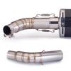 SV650 Stainless Steel Exhaust and Muffler Kit for Motorcycles - Easy Installation